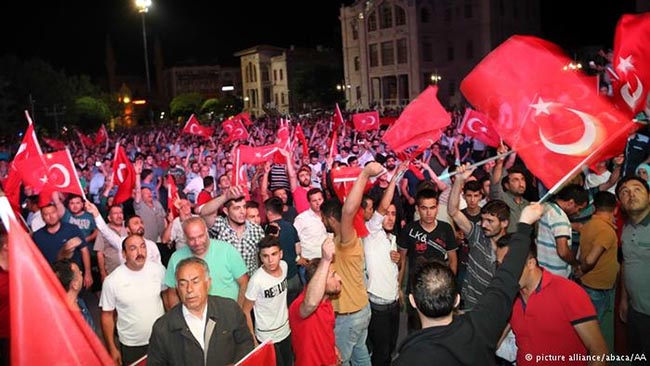  رهبران جهان از حکومت ملکی اردوغان حمایت کردند